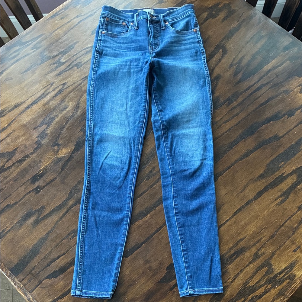 Madewell Women's Skinny Jeans in Deep Blue